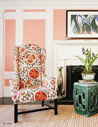 suzani chair - lonny