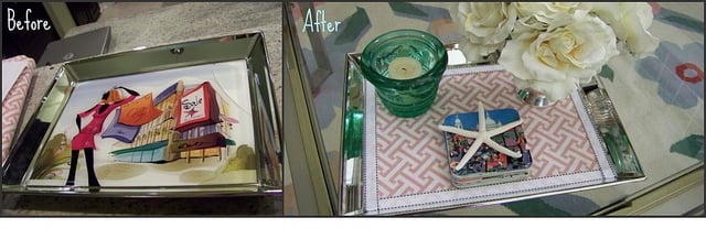 mirror tray