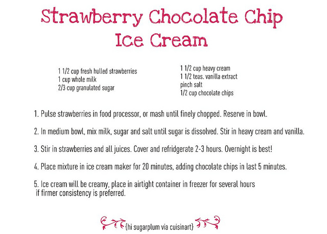strawberry ice cream recipe