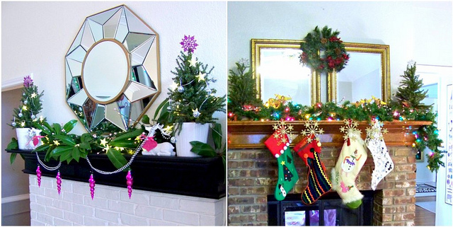 christmas mantels