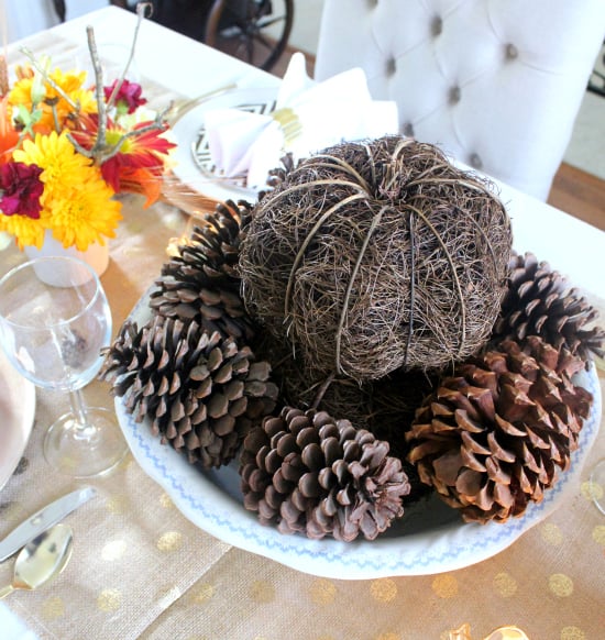 Natural & Glam Fall table