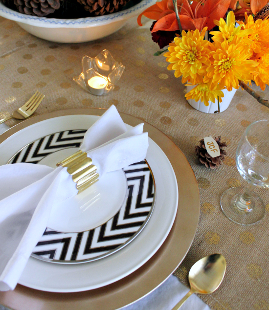 Natural & Glam Fall table