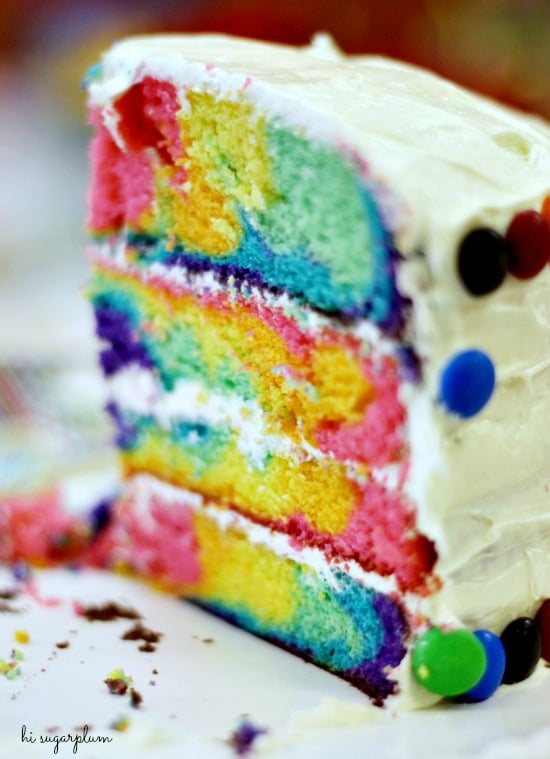 Hi Sugarplum | Rainbow Swirl Cake
