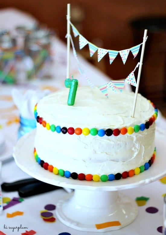 Hi Sugarplum | Rainbow Swirl Cake