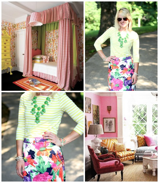 Hi Sugarplum | Bright Stripes & Floral outfit