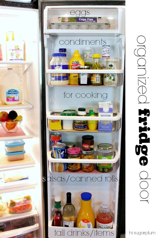 Hi Sugarplum | How to Organize Your Fridge