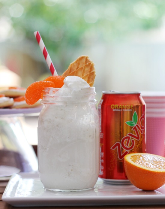 Hi Sugarplum | Orange Creamsicle Float Party