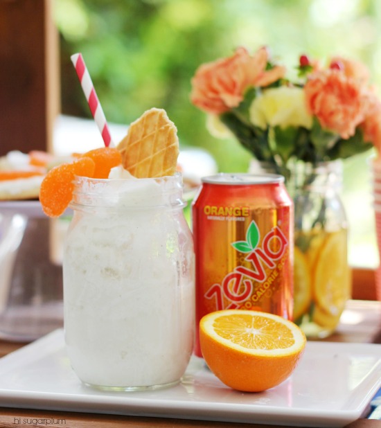 Hi Sugarplum | Orange Creamsicle Float Party