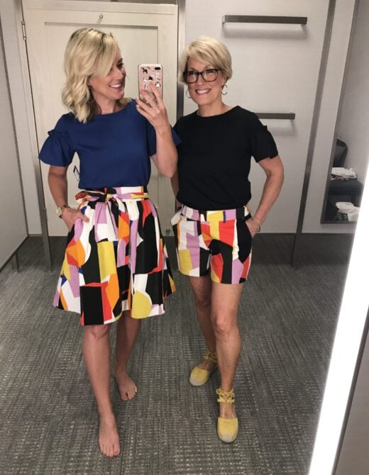 nordstrom graphic skirt shorts 2