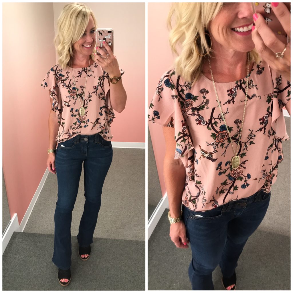 nordstrom anniversary sale bobeau ruffle top