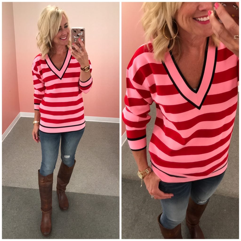 nordstrom anniversary sale dvf striped sweater