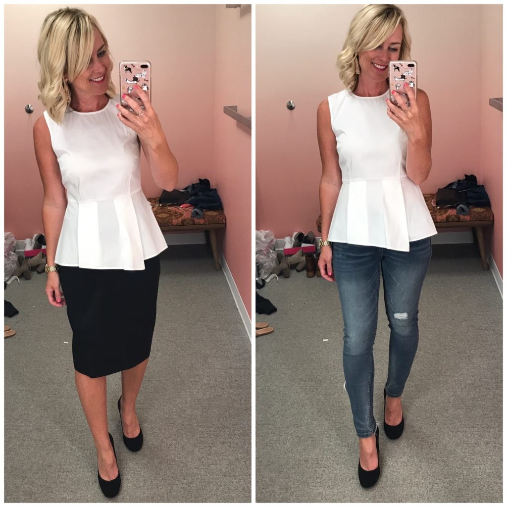 nordstrom anniversary sale halogen peplum top