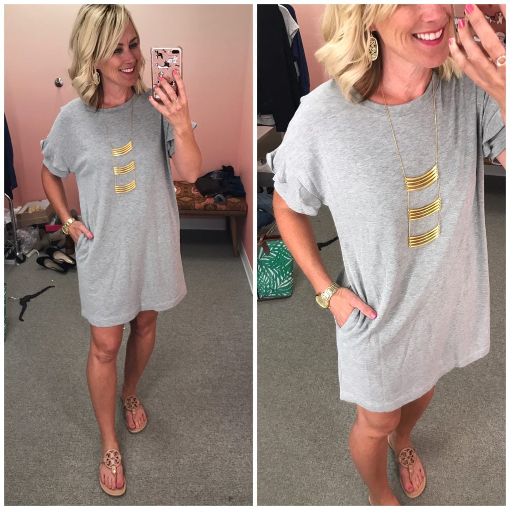 nordstrom anniversary sale leith tshirt dress