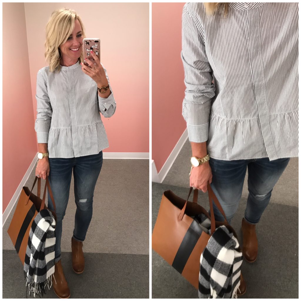 nordstrom anniversary sale madewell peplum shirt
