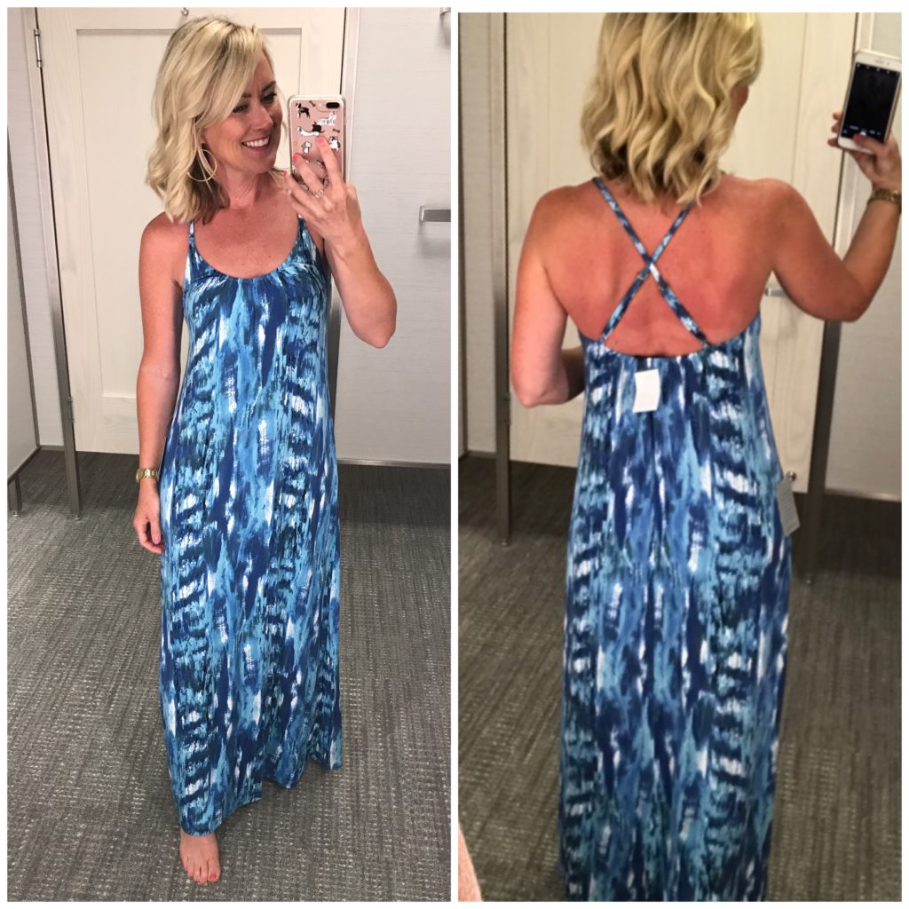 nordstrom blue maxi dress