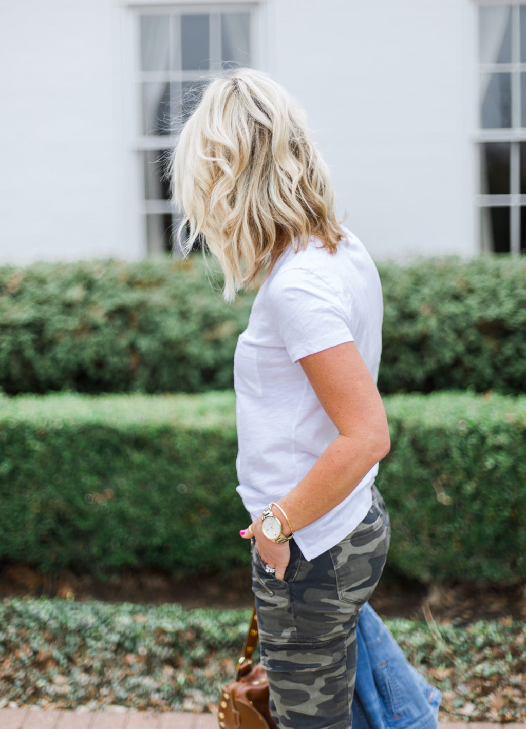 hi sugarplum camo spring outfit
