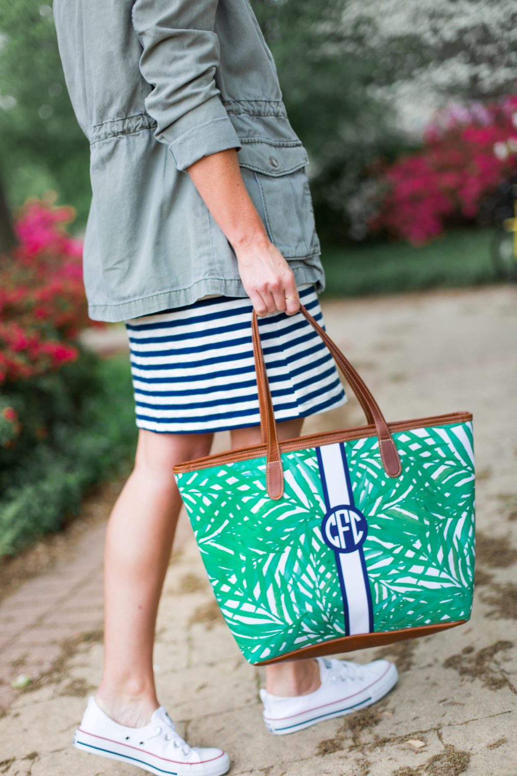 monogrammed barrington gifts tote bag