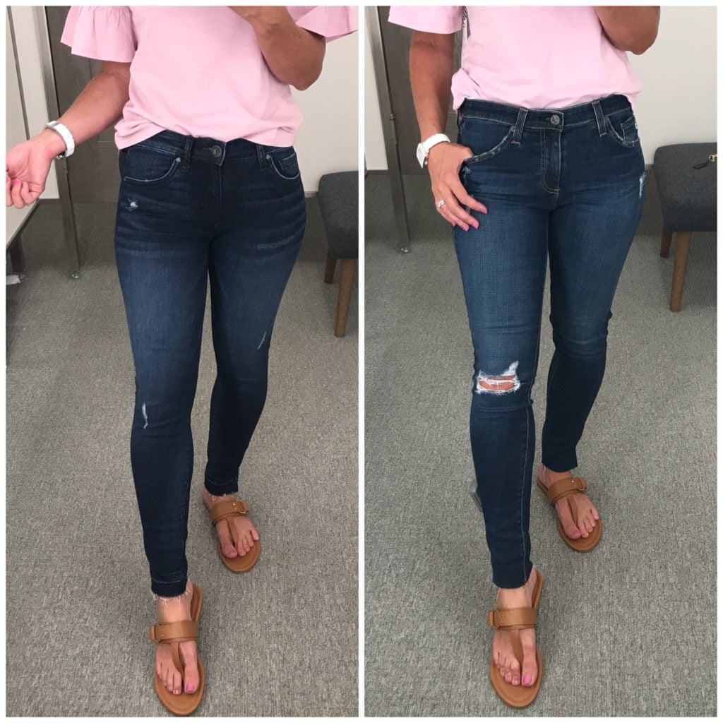 distressed dark wash jeans nordstrom anniversary sale