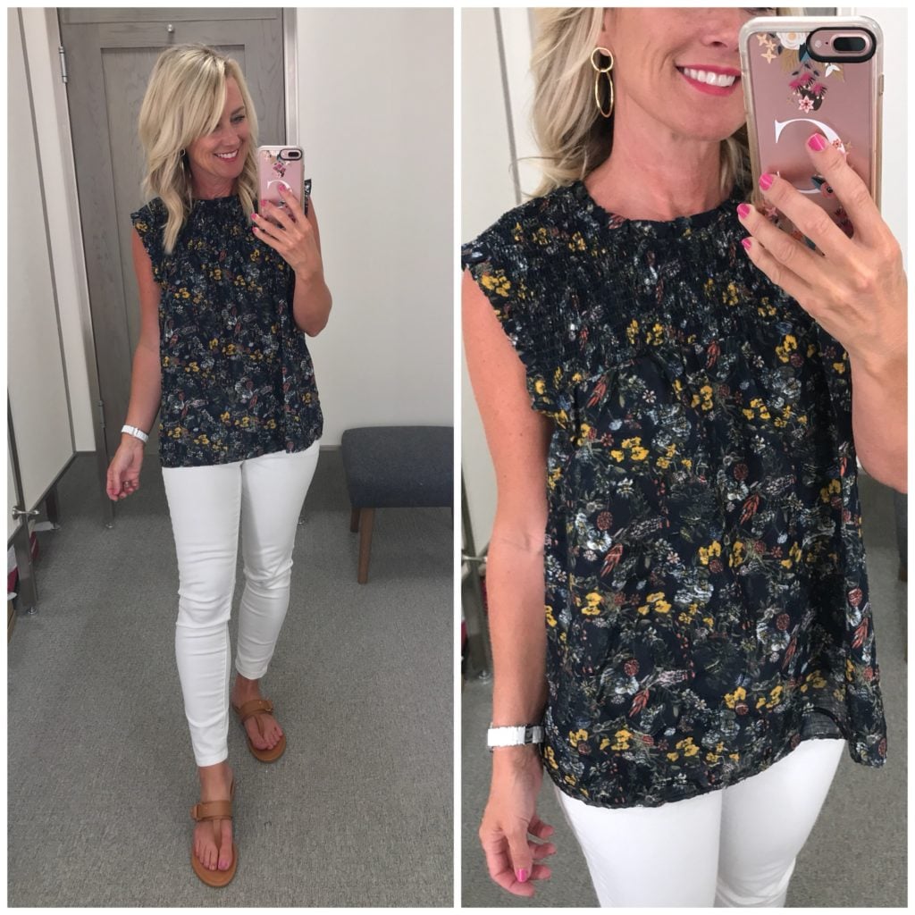 caslon eyelet yoke top nordstrom anniversary sale