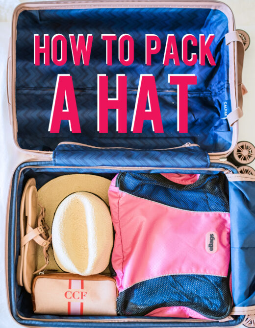 how to pack a hat