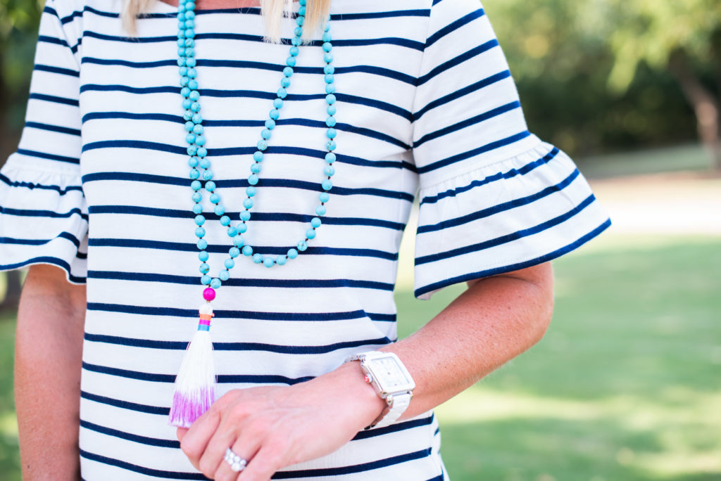 jcrew t-shirt dress ruffle sleeve
